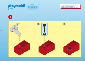 Manual de uso Playmobil set 3179 Rescue Bomberos con escalera de bomberos