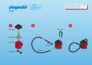 Manual de uso Playmobil set 3180 Rescue Equipo de descontaminación