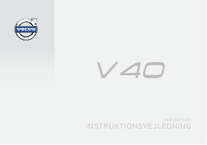 Brugsanvisning Volvo V40 (2014)