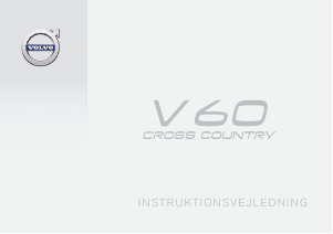Brugsanvisning Volvo V60 Cross Country (2017)