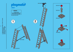 Manual de uso Playmobil set 3881 Rescue Bomberos
