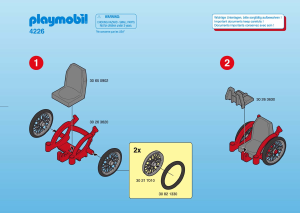 Manual de uso Playmobil set 4226 Rescue Enfermera con anciano