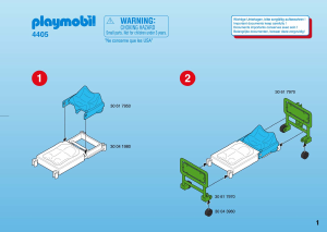 Manuale Playmobil set 4405 Rescue Camera d'ospedale