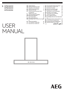 Manual AEG DPB0600W Hotă
