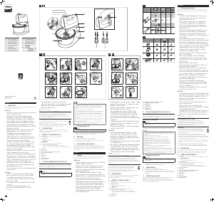 Manual Philips HR3750 Misturador da mão