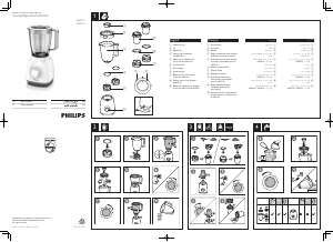 Manual Philips HR2113 Blender