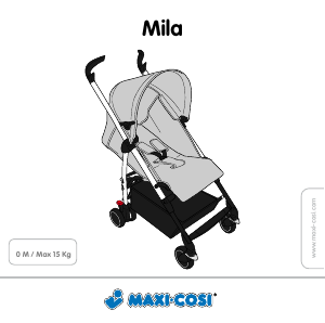Manual Maxi-Cosi Mila Carrinho de bebé