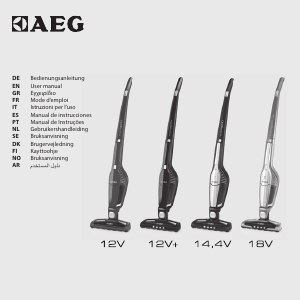 Εγχειρίδιο AEG AG3002 ErgoRapido Ηλεκτρική σκούπα