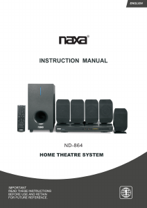 Handleiding Naxa ND-864 Home cinema set