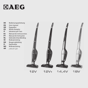 Manual AEG AG3003 ErgoRapido Vacuum Cleaner