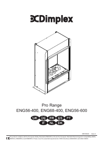 Manual Dimplex Pro Range ENG68-400 Lareira elétrica