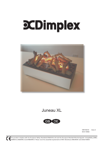 Manual Dimplex Juneau XL Electric Fireplace