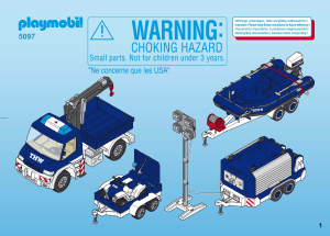 Handleiding Playmobil set 5097 Rescue Megaset wegenwacht