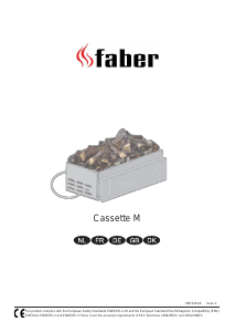 Brugsanvisning Faber Cassette M Elektrisk pejs