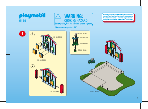 Manuale Playmobil set 5169 Rescue Set 40 anniversario: Esercitazione con quad