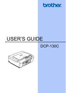 Manual Brother DCP-130C Multifunctional Printer