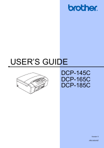 Manual Brother DCP-145C Multifunctional Printer
