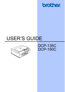 Manual Brother DCP-150C Multifunctional Printer