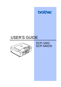 Manual Brother DCP-330C Multifunctional Printer