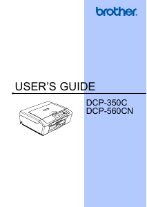 Handleiding Brother DCP-350C Multifunctional printer