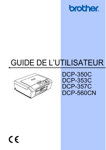 Mode d’emploi Brother DCP-353C Imprimante multifonction