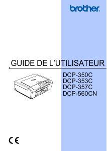 Mode d’emploi Brother DCP-357C Imprimante multifonction