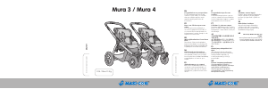 Manual Maxi-Cosi Mura 4 Carrinho de bebé