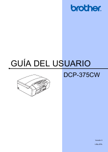 Manual de uso Brother DCP-375CW Impresora multifunción