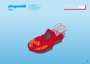 Manual de uso Playmobil set 5797 Rescue Guardia costera