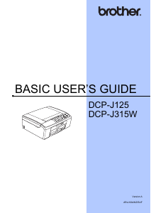 Handleiding Brother DCP-J125 Multifunctional printer