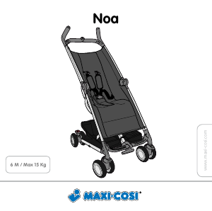 Bedienungsanleitung Maxi-Cosi Noa Kinderwagen