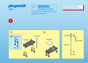 Käyttöohje Playmobil set 5952 Rescue Ambulanssi