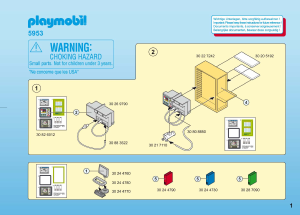 Manual de uso Playmobil set 5953 Rescue Hospital transportable