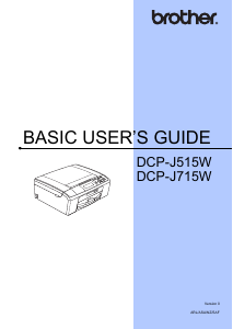 Manual Brother DCP-J515W Multifunctional Printer