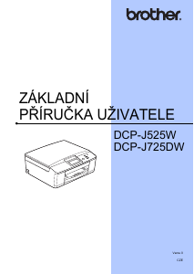 Manuál Brother DCP-J525W Multifunkční tiskárna