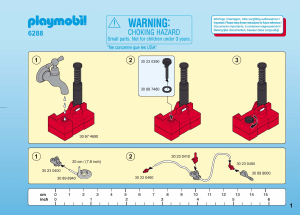 Bruksanvisning Playmobil set 6288 Rescue Brandmän med räddningsutrustning