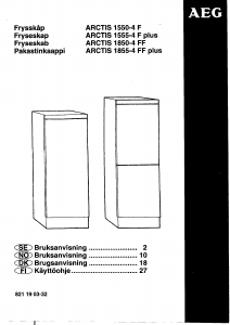 Bruksanvisning AEG A1850-4FF Fryser