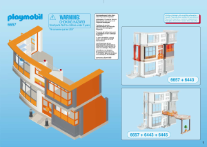 Instrukcja Playmobil set 6657 Rescue Szpital dziecięcy z wyposażeniem