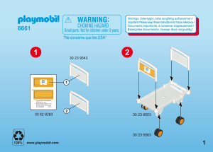 Handleiding Playmobil set 6661 Rescue Ziekenhuiskamer met arts