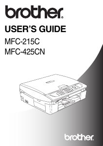 Manual Brother MFC-215C Multifunctional Printer