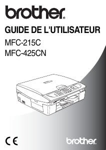 Mode d’emploi Brother MFC-215C Imprimante multifonction