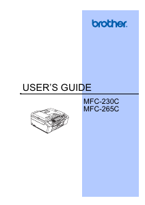 Manual Brother MFC-230C Multifunctional Printer