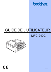 Mode d’emploi Brother MFC-240C Imprimante multifonction