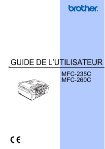 Mode d’emploi Brother MFC-260C Imprimante multifonction