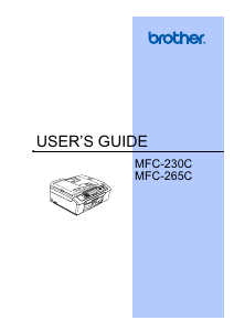 Handleiding Brother MFC-265C Multifunctional printer