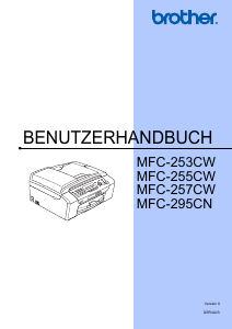Bedienungsanleitung Brother MFC-295CN Multifunktionsdrucker