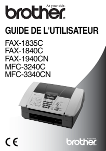 Mode d’emploi Brother MFC-3240C Imprimante multifonction