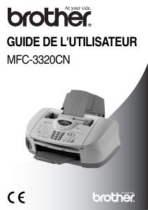Mode d’emploi Brother MFC-3320CN Imprimante multifonction