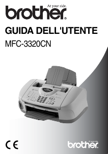 Manuale Brother MFC-3320CN Stampante multifunzione