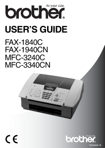 Manual Brother MFC-3340CN Multifunctional Printer